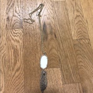 White Kendra Scott necklace